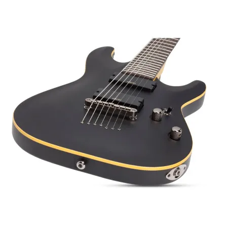 SCHECTER DEMON-7 ABSN Электрогитара, 7 струн, цвет состаренный черный