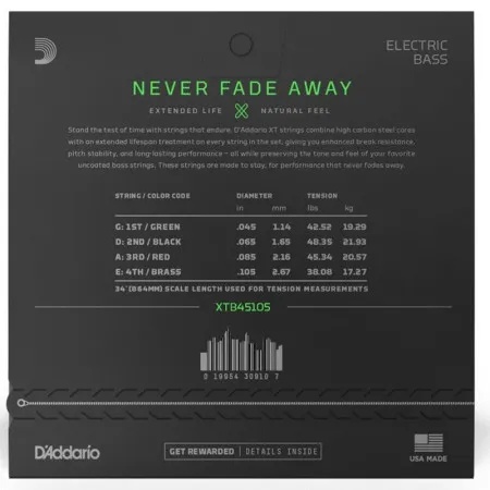 D'Addario XTB45105