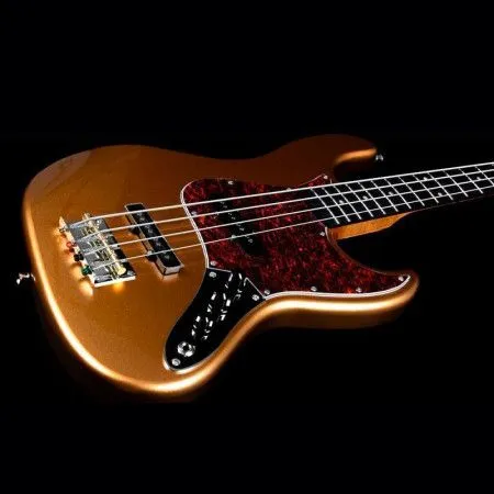 JET JJB-300 GD R Бас-гитара Jazz Bass, 4 струны, золотая
