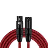Kirlin MWC-270 3M RDA Шнур микрофонный XLR (female) ⇔ XLR (male), 3 метра, черный/красный