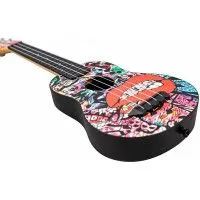 Flight TUS PAPIN OLIMPOS Укулеле Travel сопрано, пластик, рисунок ПАПИН ОЛИМПОС, чехол в комплекте