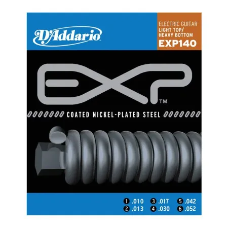Набор струн для 6-струнной электрогитары D`ADDARIO EXP140