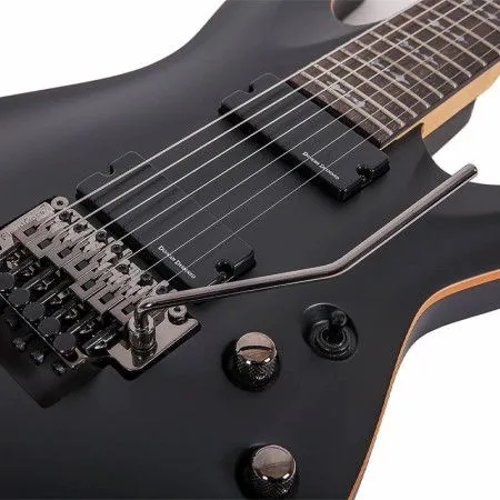 SCHECTER DEMON-7 FR ABSN Электрогитара, 7 струн, цвет состаренный черный