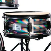 TJW HE165-P2-LS Барабанная установка, серебристая