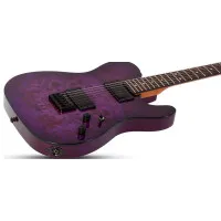 SCHECTER PT STANDARD PBB Электрогитара, 6 струн, цвет Purple Burst Burl 