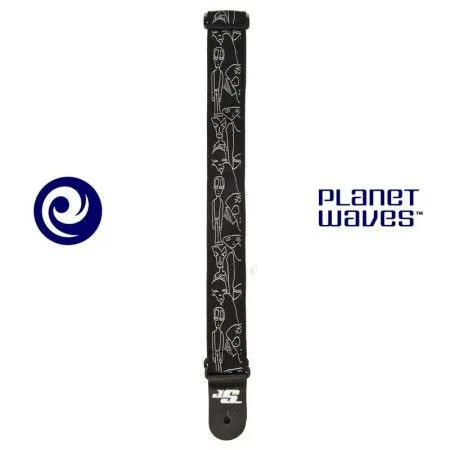 Ремень Planet Waves 50JS05 Joe Satriani Collection «Silver Scetches»