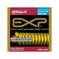 Набор струн для 12-струнной акустической гитары D`ADDARIO EXP36