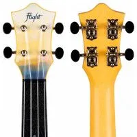 Flight TUS-40 DANDELIONS Укулеле Travel сопрано, рисунок ОДУВАНЧИКИ, чехол в комплекте