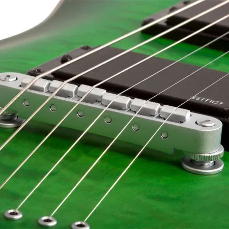 SCHECTER C-1 PLATINUM SGB Электрогитара, 6 струн, цвет зеленый