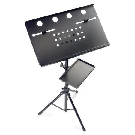 Стойка для ноутбука и MIDI-клавиатуры STAGG COS-10BK