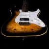 JET JS-450 QTBR Электрогитара, Stratocaster, цвет коричневый прозрачный