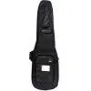 FORCE DLX-B BU Чехол для бас гитары, с утеплителем, серия DELUXE, цвет чёрный с синим кантом