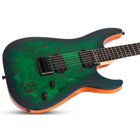 SCHECTER C-6 PRO AQB Электрогитара, Stratocaster, цвет Aqua Burst