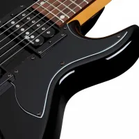 SCHECTER SGR S-1 BLK Электрогитара, 6 струн, цвет чёрный, чехол в комплекте