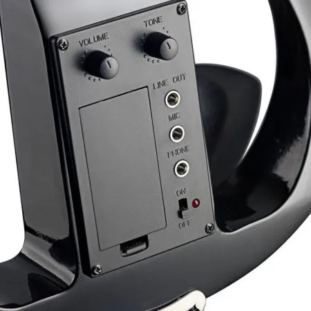 STAGG EVN X-4/4 BK Электроскрипка размера 4/4 в комплекте, чёрного цвета