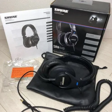 SHURE SRH440 Наушники мониторные, закрытого типа,чёрные