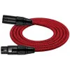 Kirlin MWC-270 3M RDA Шнур микрофонный XLR (female) ⇔ XLR (male), 3 метра, черный/красный