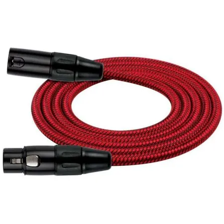 Kirlin MWC-270 3M RDA Шнур микрофонный XLR (female) ⇔ XLR (male), 3 метра, черный/красный