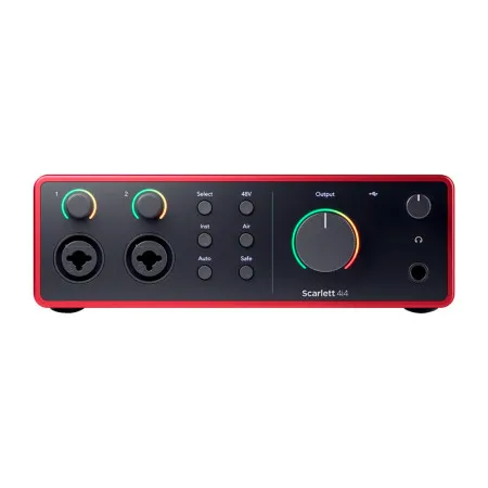 FOCUSRITE Scarlett 4i4 4th Gen Аудиоинтерфейс USB, 4 входа/4 выхода