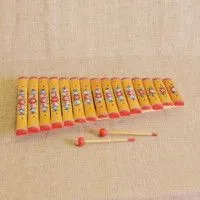 Мастерская Сереброва (к1-кс-06) Ксилофон диатонический, 15 пластин с росписью