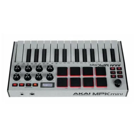 AKAI PRO MPK MINI MK3 GREY USB/MIDI клавиатура контроллер