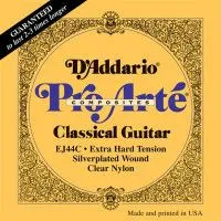 Набор струн для 6-струнной классической гитары D`ADDARIO EJ44C