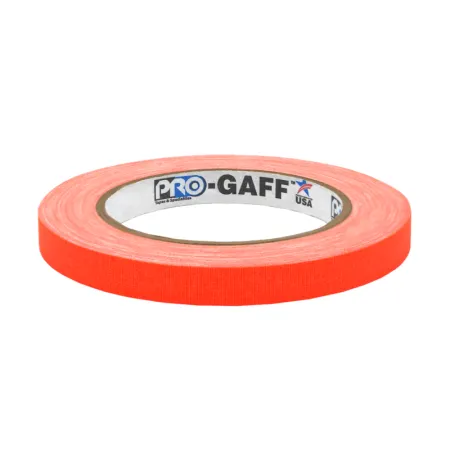 Gaffer Pro Gaff® Fluorescent (12мм*22.86м оранжевый) лента монтажная флуоресцентная