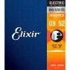 Elixir 12007 NanoWeb Набор струн для 7-струнной электрогитары, размер 9-52