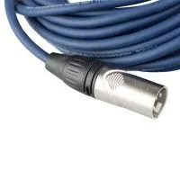 FORCE FMC-05/10 BL Шнур микрофонный XLR (F) ⇔ XLR (M), 10 метров, синий