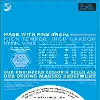 Набор струн для 6-струнной электрогитары D`ADDARIO EXL140