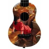 Flight ULTRA S-42 Chill Укулеле сопрано, поликарбонат с рисунком в стиле аниме, рюкзак в комплекте