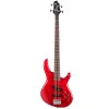 CORT Action Bass Plus TR Бас-гитара, 4 струны, цвет красный прозрачный
