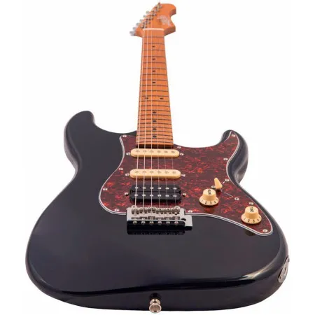 JET JS-400 BK Электрогитара, Stratocaster, HSS Ceramic, цвет черный
