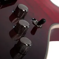 SCHECTER OMEN EXTREME-6 BLOODBURST Электрогитара, 6 струн, 24 лада, цвет черно-красный фэйдберст