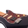 JET JS-400 BK Электрогитара, Stratocaster, HSS Ceramic, цвет черный