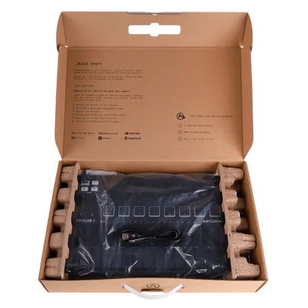 Arturia MiniLAB 3 Deep Black MIDI клавиатура 25 клавиш