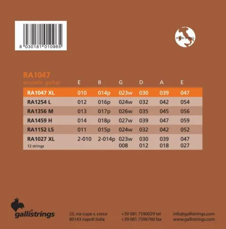 GALLI STRINGS RA1047 2