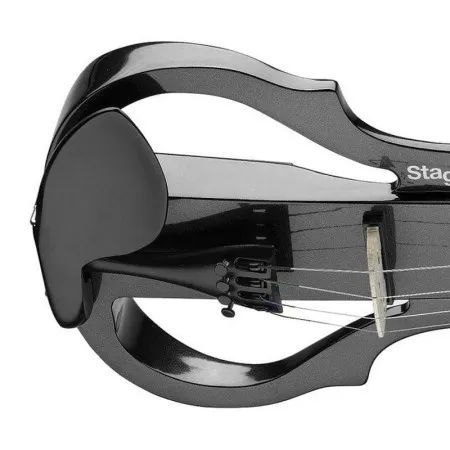 STAGG EVN X-4/4 MBK Электроскрипка 4/4 в комплекте, цвет чёрный металлик