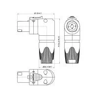 Разъем NEUTRIK NL4FRX