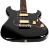 JET JS-400 BKR H Электрогитара, Stratocaster, HH Ceramic, цвет черный