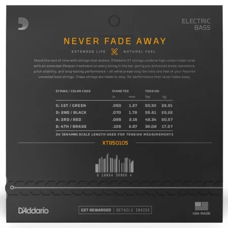D'Addario XTB50105