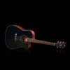 KEPMA EDCE K10 Black Matt Гитара трансакустическая Dreadnought, цвет черный матовый