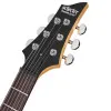 SCHECTER C-6 DELUXE SBK Электрогитара, Stratocaster, цвет матовый черный