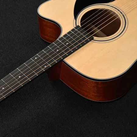 KEPMA EDCE K10 Natural Matt Гитара трансакустическая Dreadnought, цвет натуральный матовый