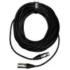 XLine Cables RMIC XLRM-XLRF 15 Шнур микрофонный XLR (F) ⇔ XLR (M), 15 метров, чёрный