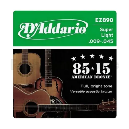 Набор струн для 6-струнной акустической гитары D`ADDARIO EZ890