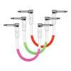 Kirlin IM3-203W 0.15M 3 Комплект из 3-х шнуров JACK 1/4" (угловой) <=> JACK 1/4" (угловой), 15см.