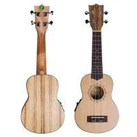 Flight DUS 320 CEQ SP/ZEB укулеле сопрано электроакустическое с чехлом