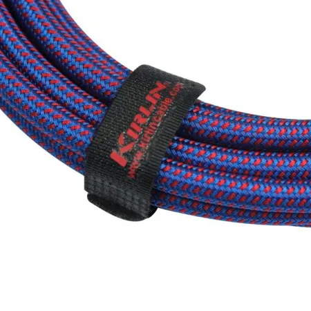 Kirlin IWB-202BFGL 6M RO Шнур гитарный JACK 1/4"(прямой) ⇔ JACK 1/4"(угловой), 6 метров, пурпур
