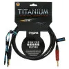 KLOTZ TI-0300PSP Шнур инструментальный Jack 1/4"(прямой) ⇔ Jack 1/4"(прямой), 3 метра, чёрный